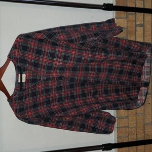 Womens plaid shirt dress